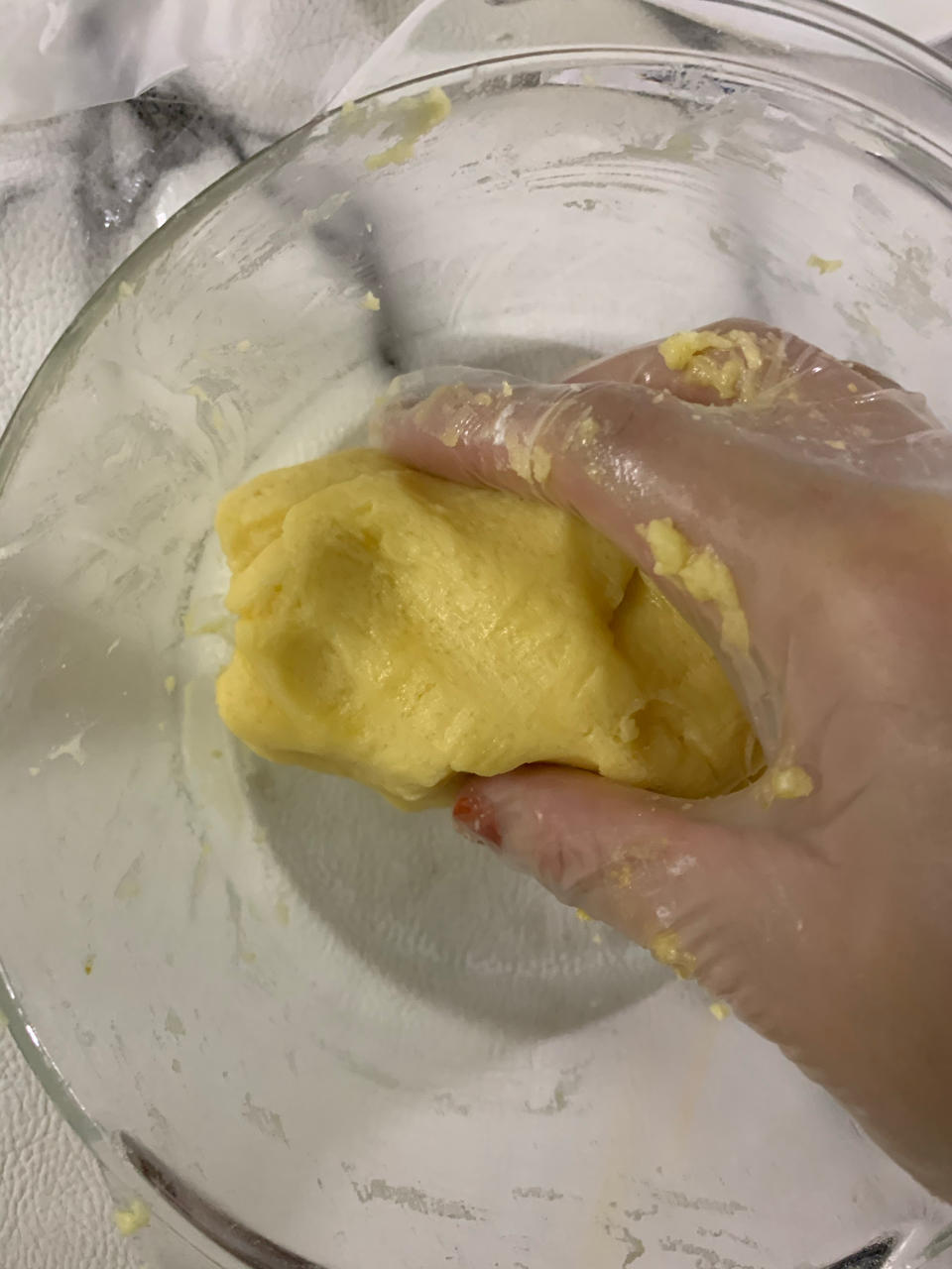 一次发酵直接法～酥脆掉渣菠萝酥皮包