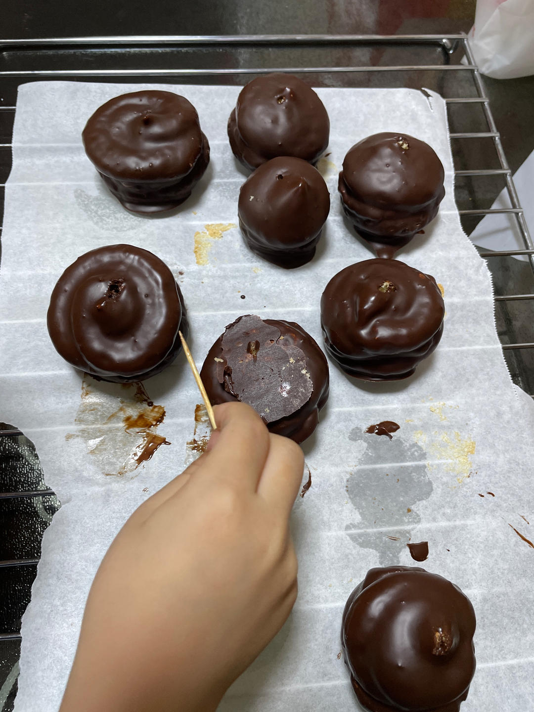 自制迷你巧克力派，一口一个超级过瘾