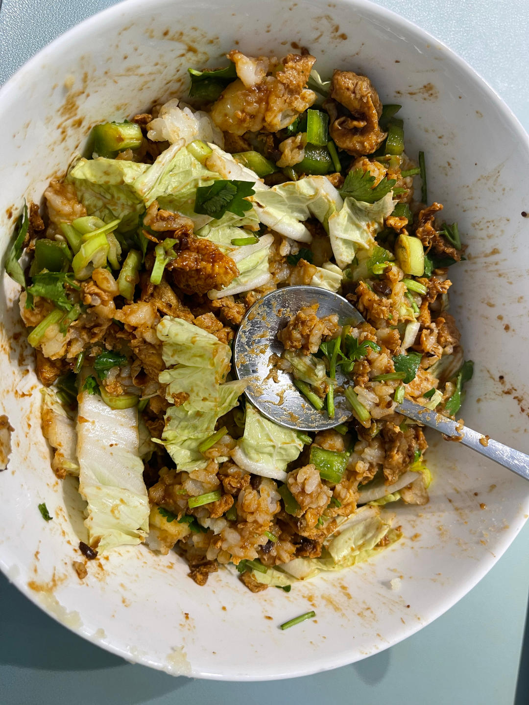 好吃的东北拌饭(饭包)