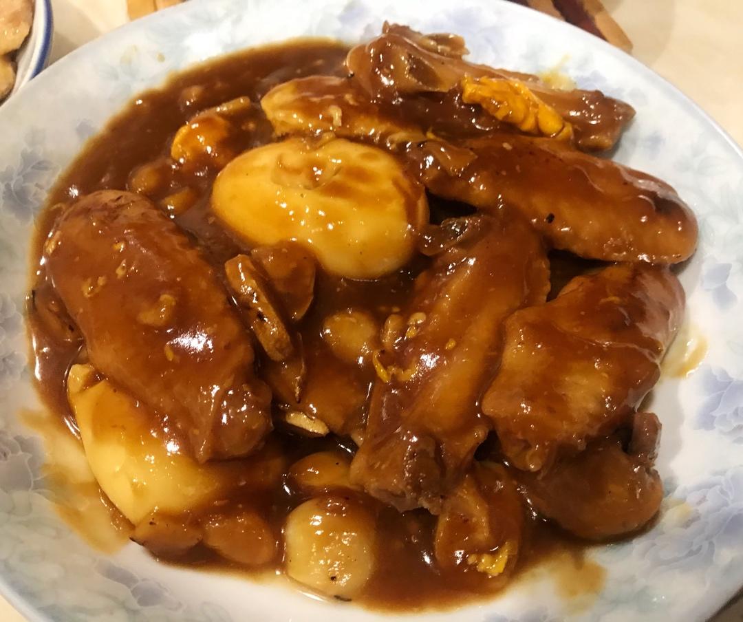 鹌鹑蛋卤水鸡翅