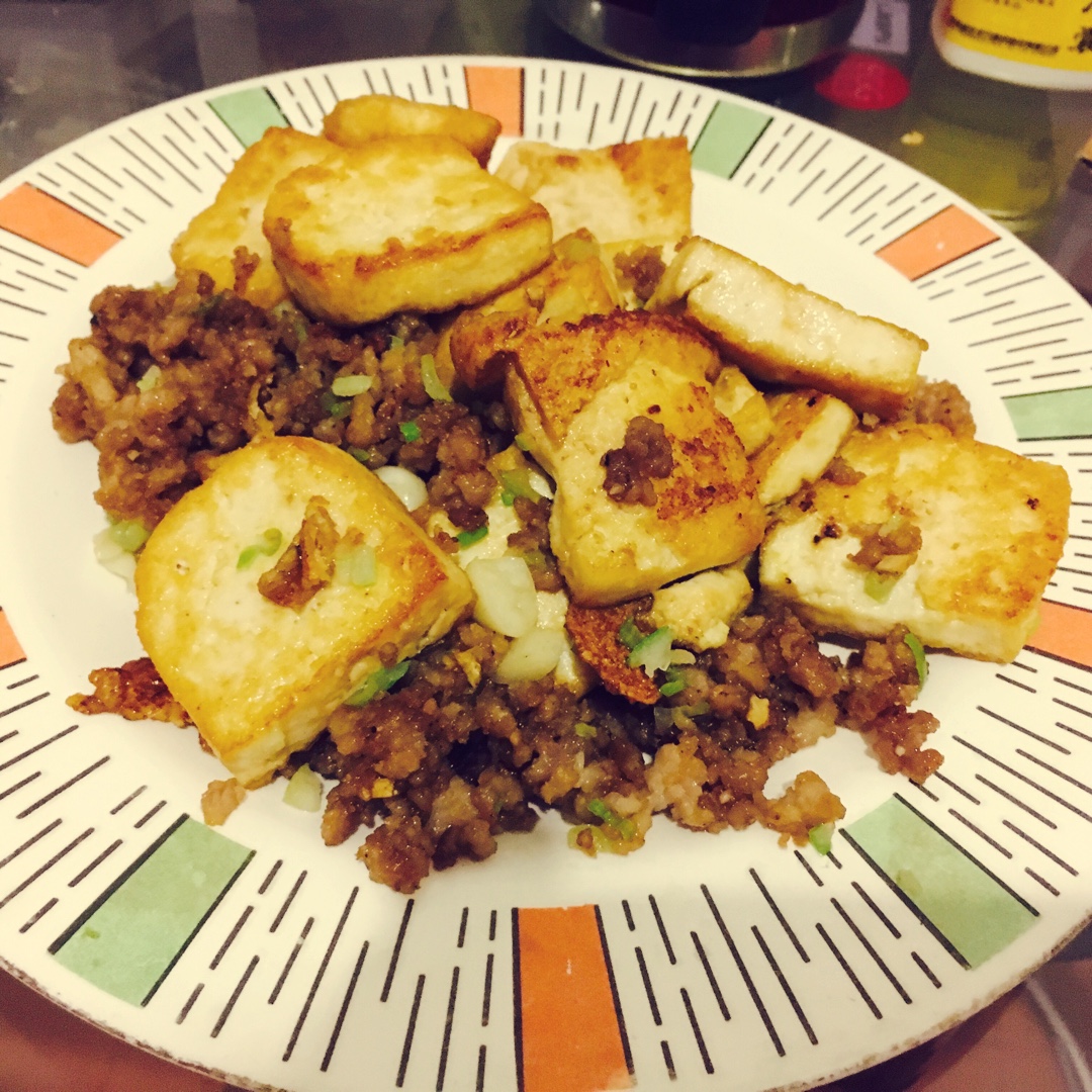 肉末烧豆腐