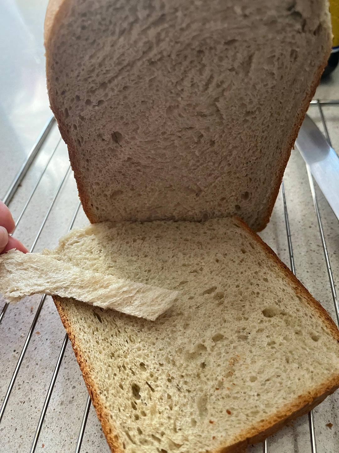 面包机做奶香手撕吐司