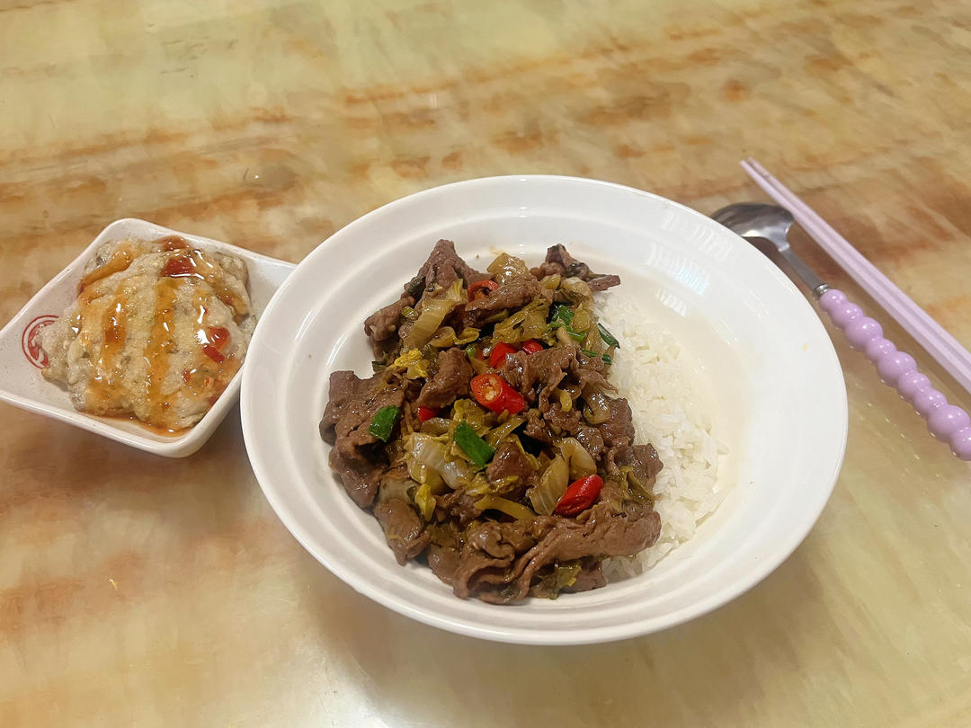 超下饭的酸菜炒牛肉