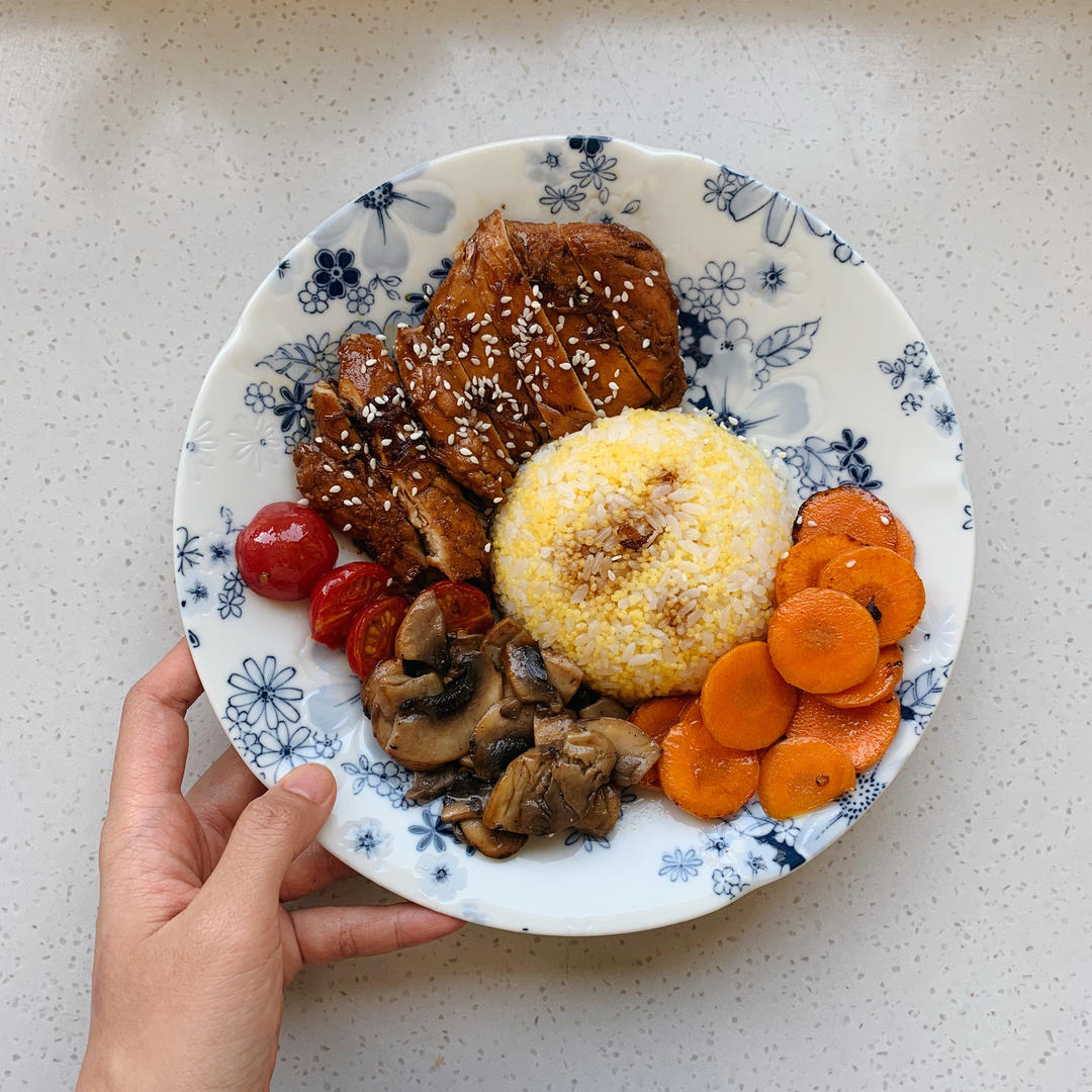 超美味的照烧鸡排饭