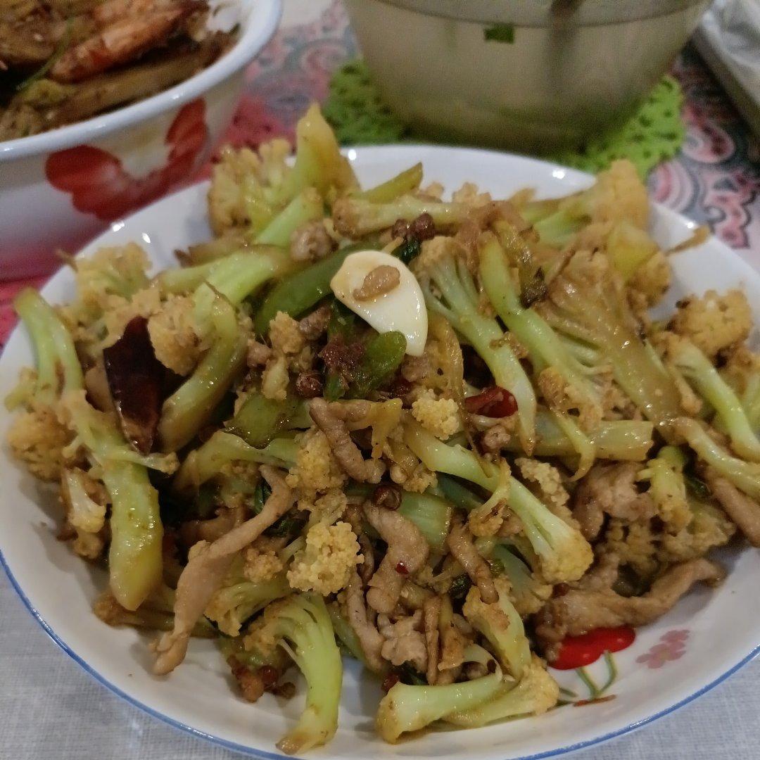 干锅花菜