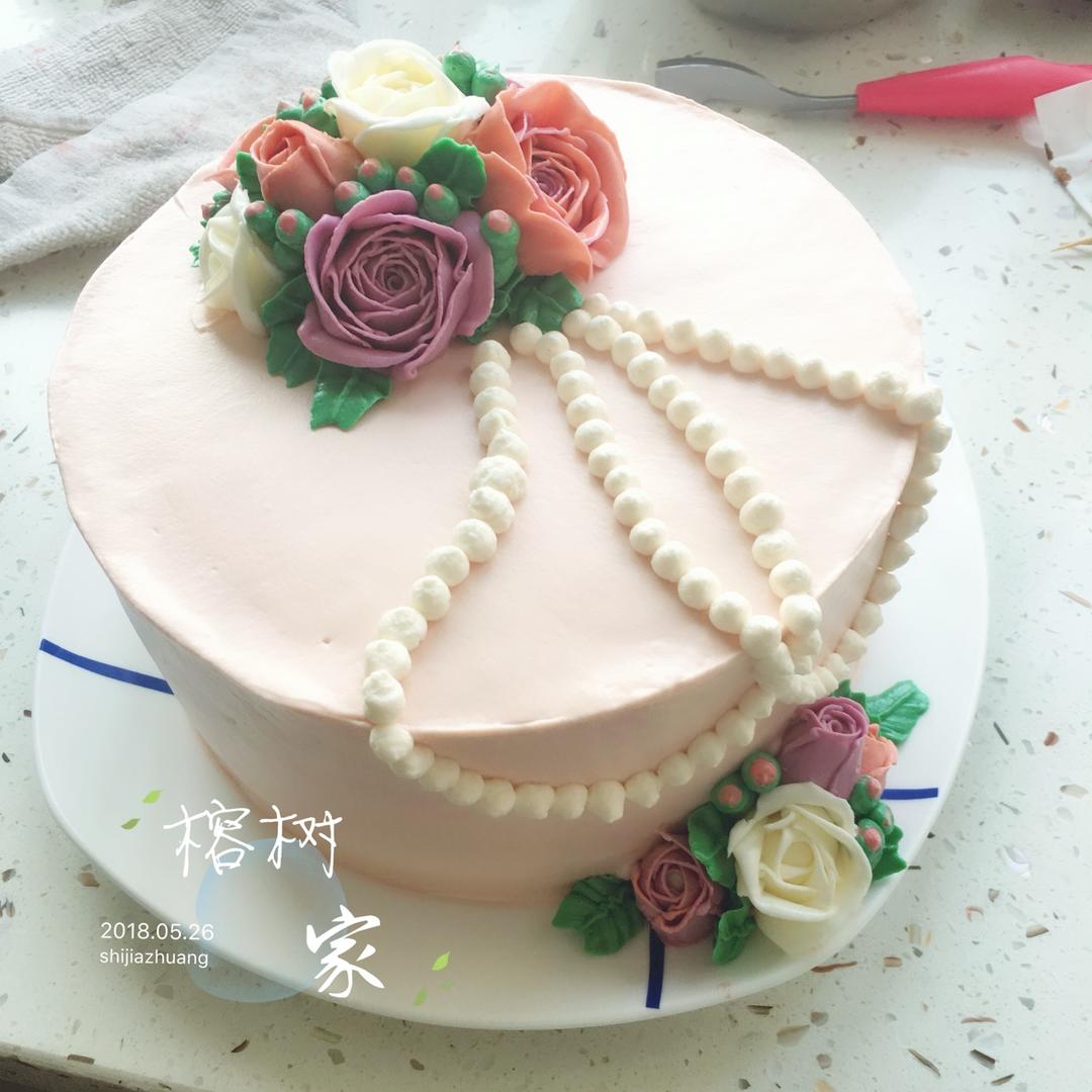 小麦子自创韩式裱花奶酪霜