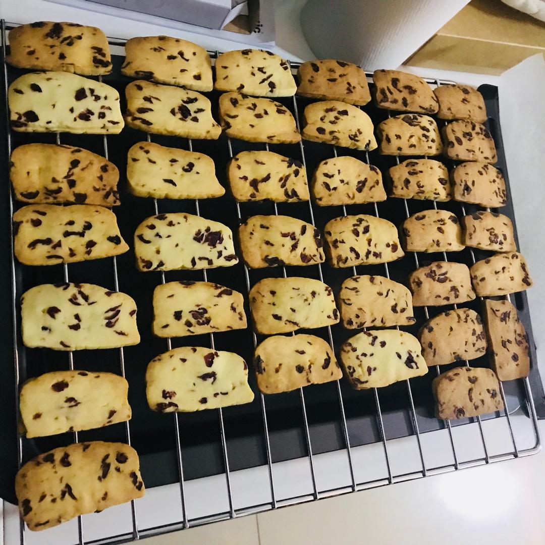 抹茶蔓越莓饼干