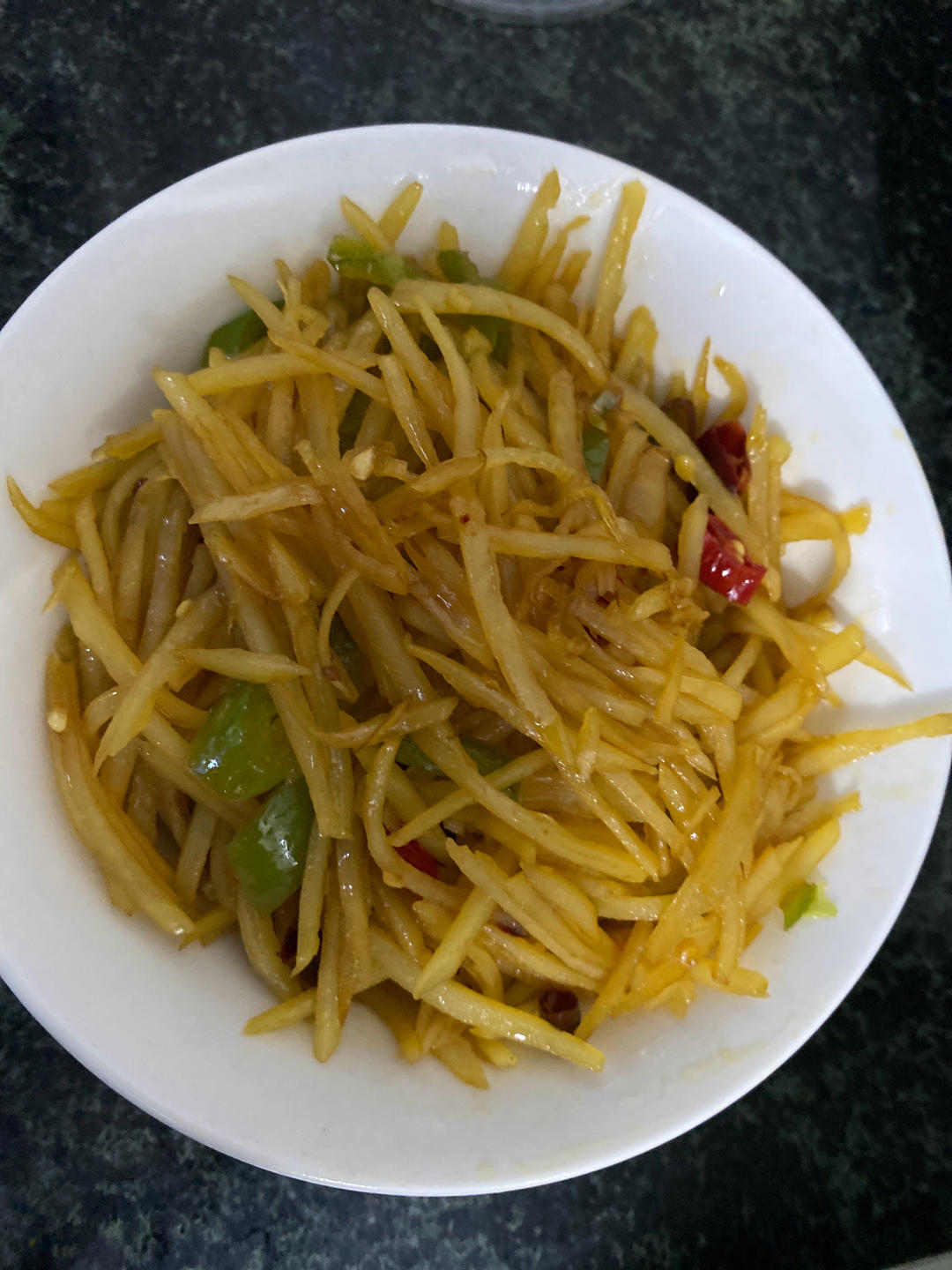 酸辣土豆丝的家常做法 超级下饭