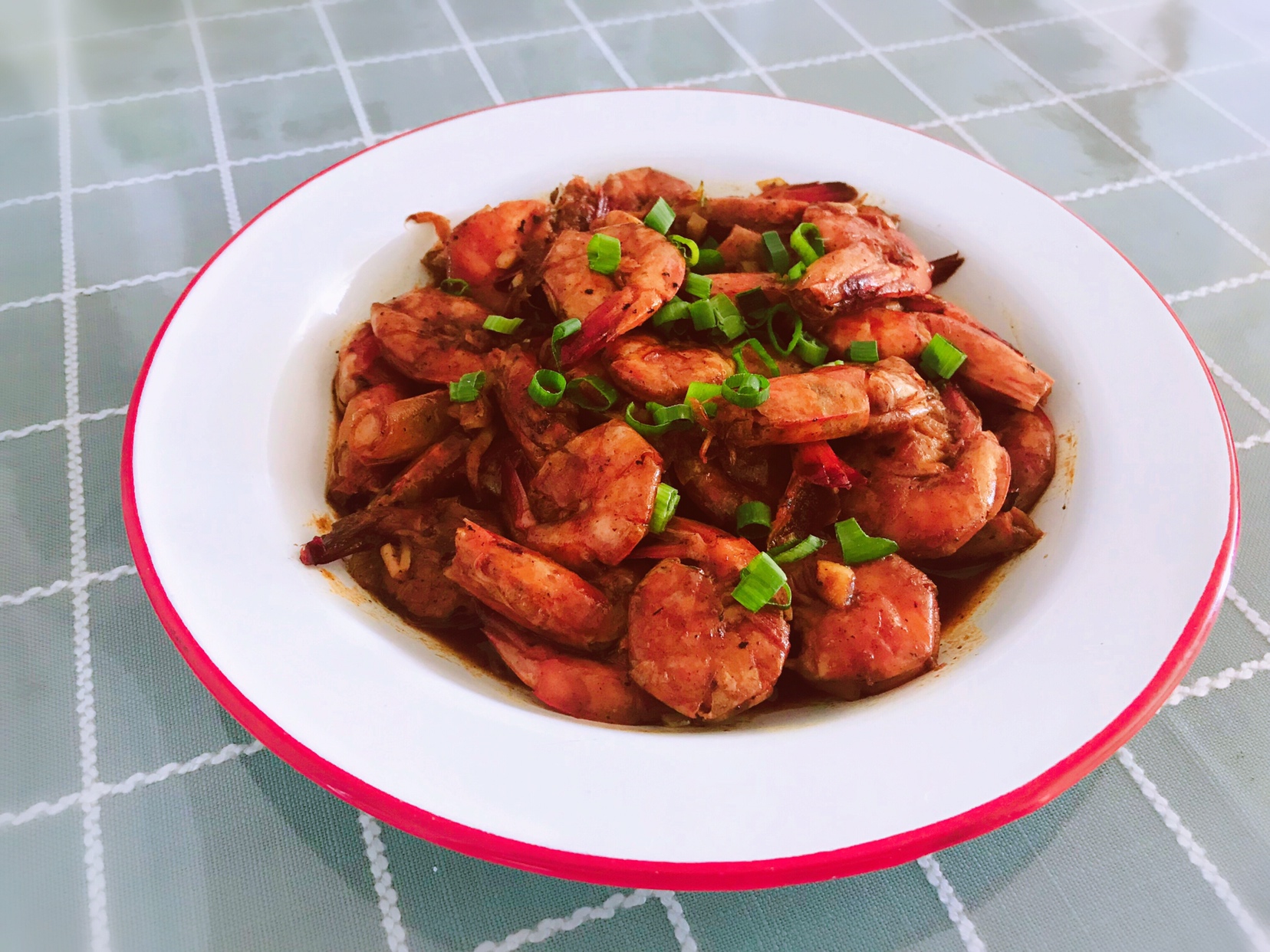 番茄油焖大虾的做法