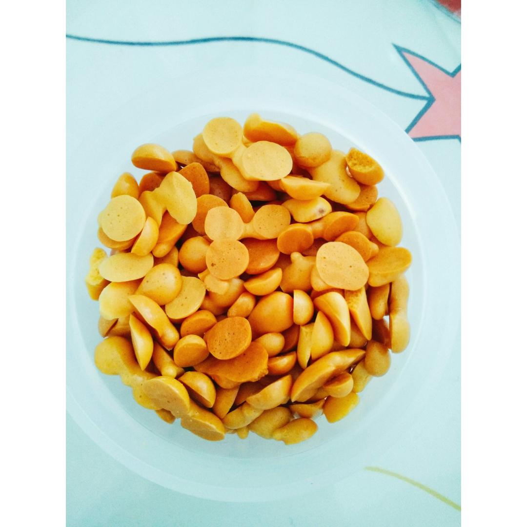 入口即化的无添加蛋黄溶豆