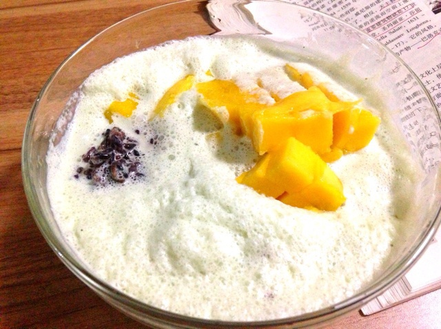 芒果白雪黑糯米甜甜