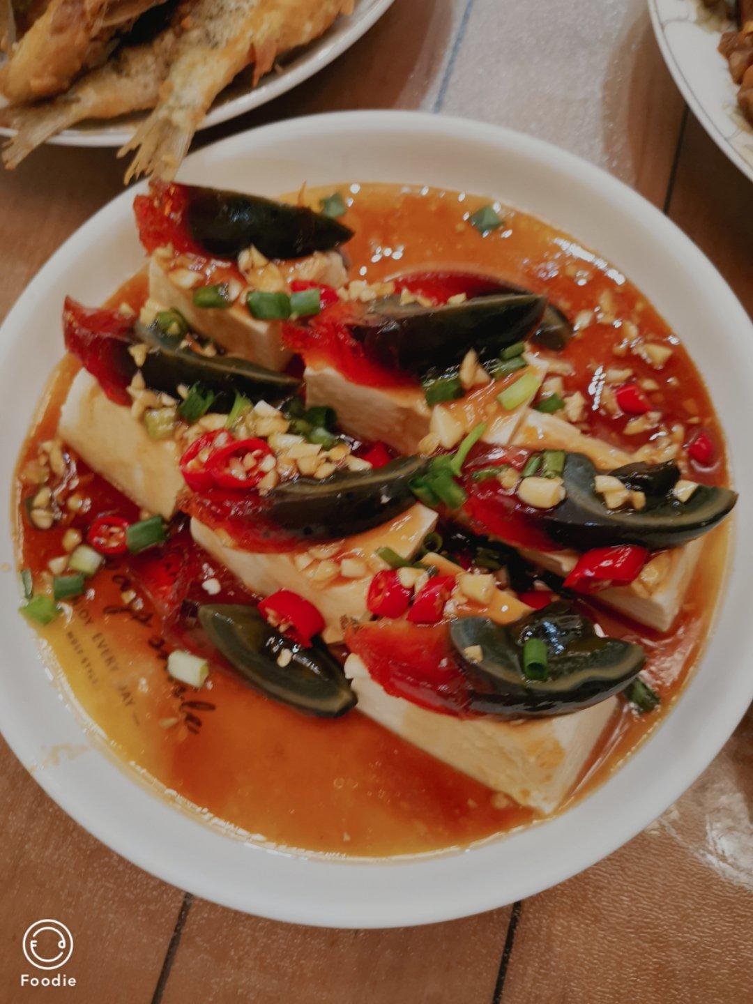 皮蛋豆腐￨香嫩爽口超级解腻