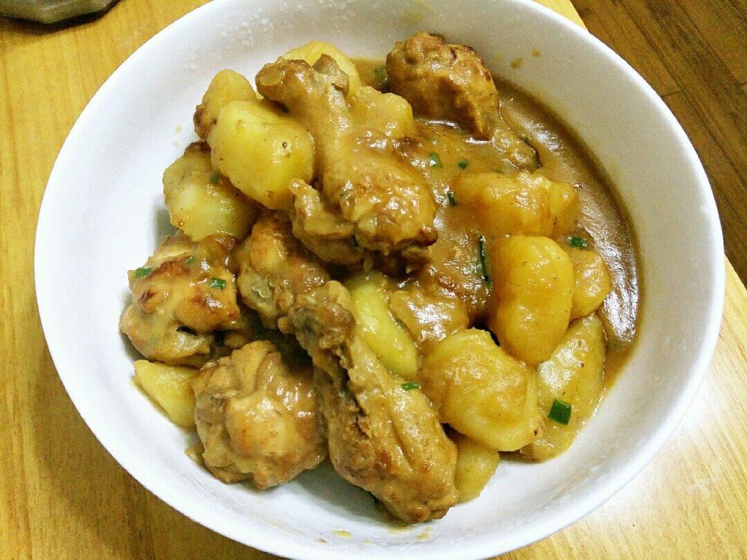 土豆炖小鸡腿
