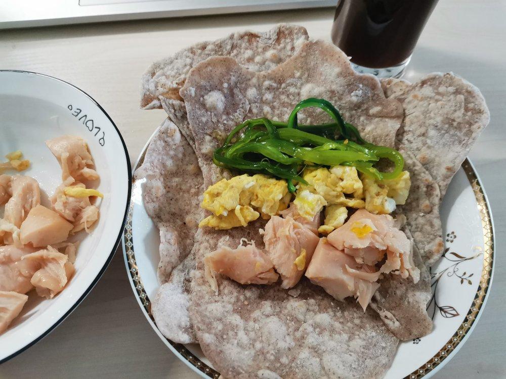 低卡减脂软软软，软到无边的全麦薄饼（空心饼）