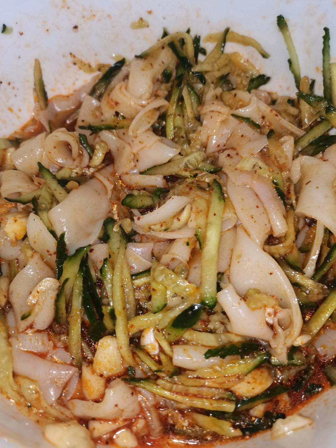 不用洗面，零失败的凉皮！信我😆好开心，终于找了又简单又成功的方法😃