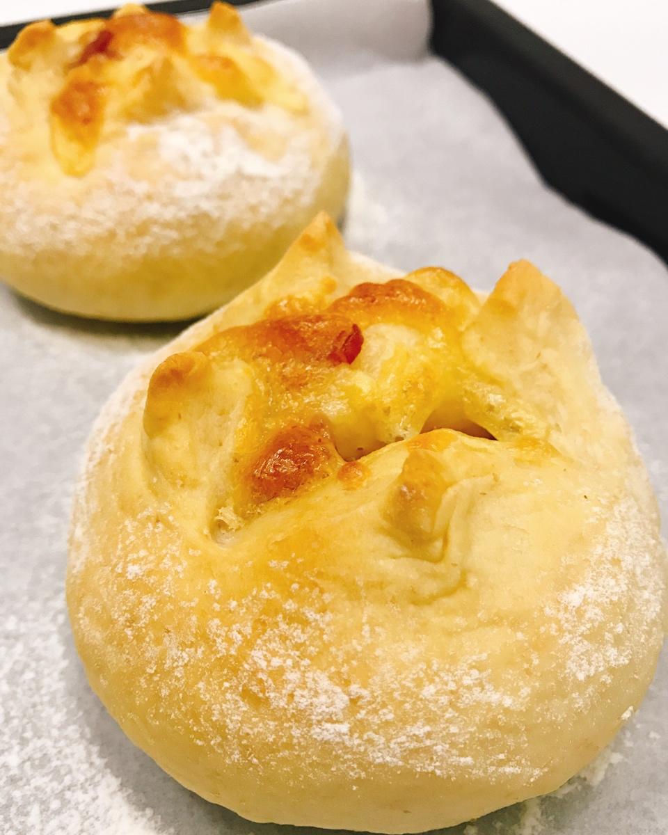 全麦芝士熔岩面包