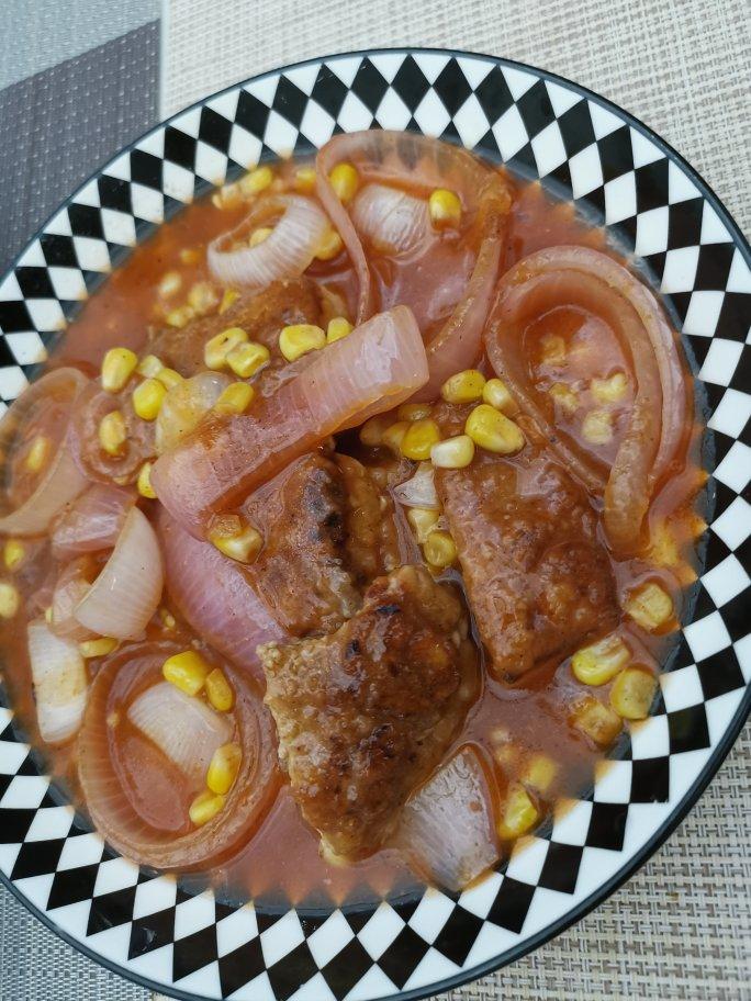 番茄汁洋葱猪扒