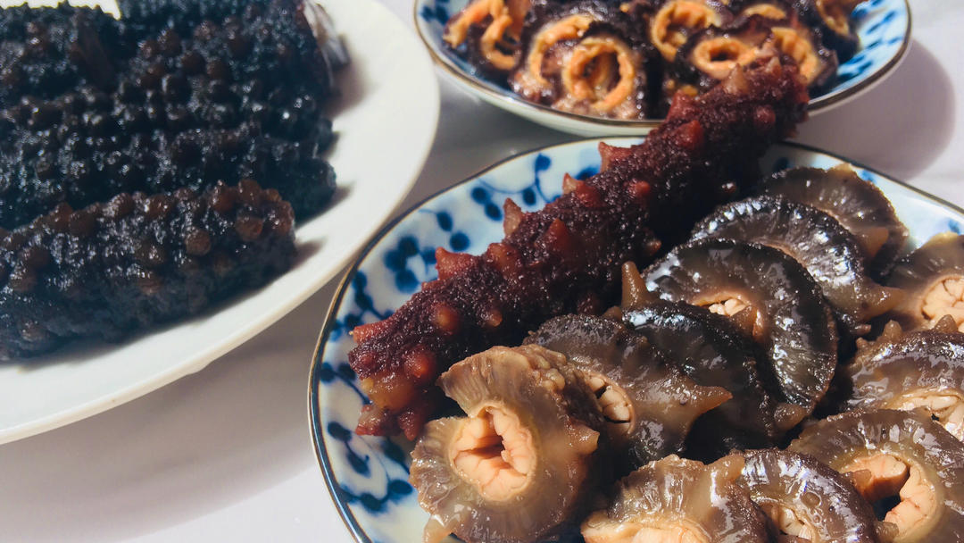 0失败野生海参泡发视频教程｜阿拉斯加红参、大西洋岩刺参、加拿大北冰参等等