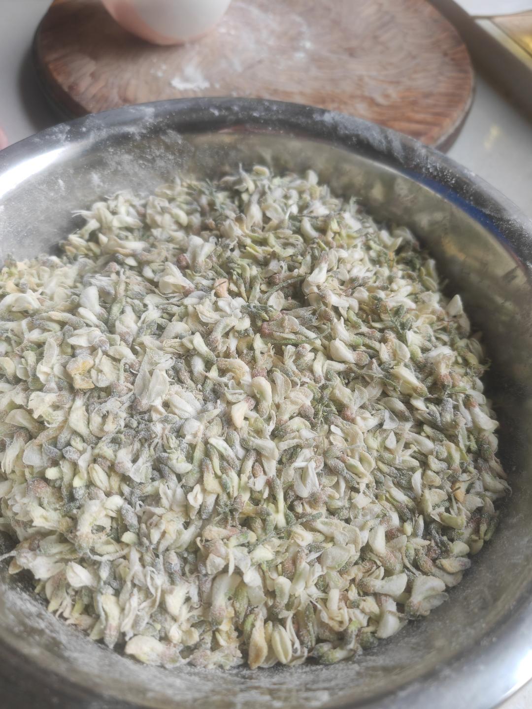 老妈秘方蒸菜蒸榆钱蒸洋槐花蒸野菜（有详细步骤）