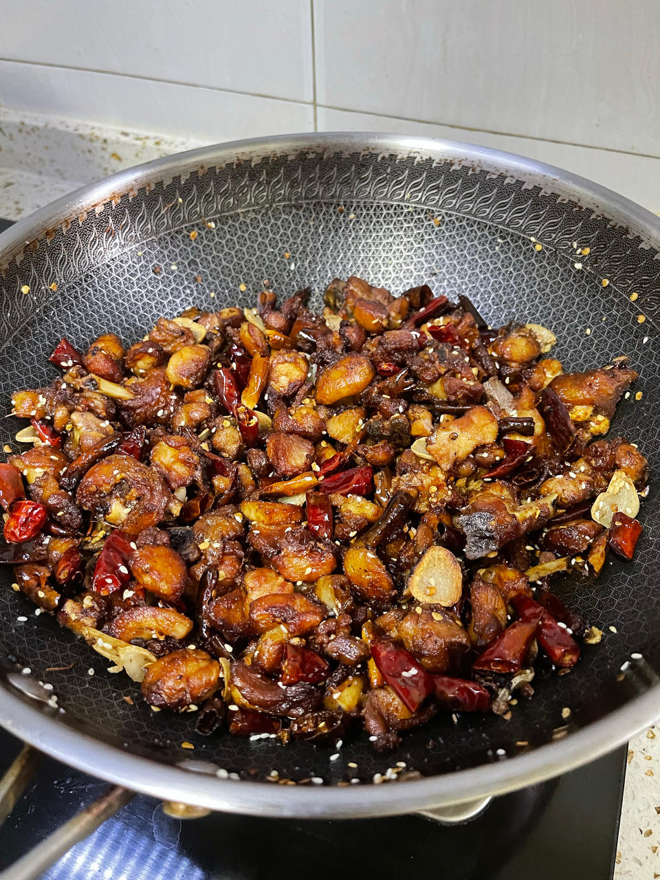 辣炒鸡块/月牙骨