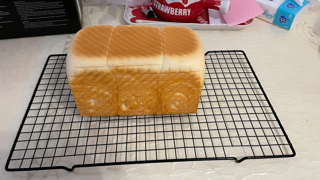 炼乳吐司🍞一次发酵也柔软