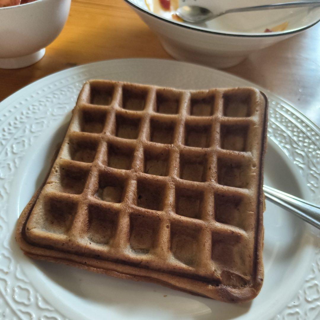 可可糯米华夫饼