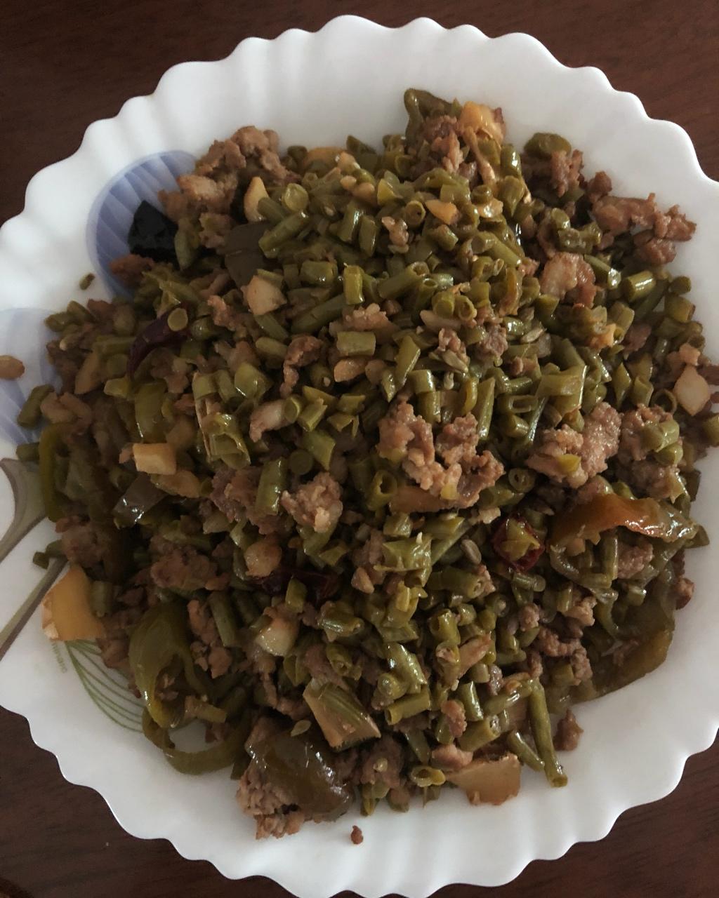 酸豆角肉沫
