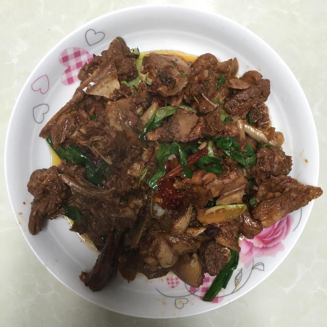 干煸鸭