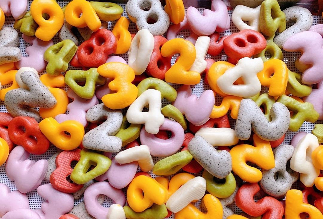 零失败懒人早餐之不褪色的卡通果蔬数字馒头