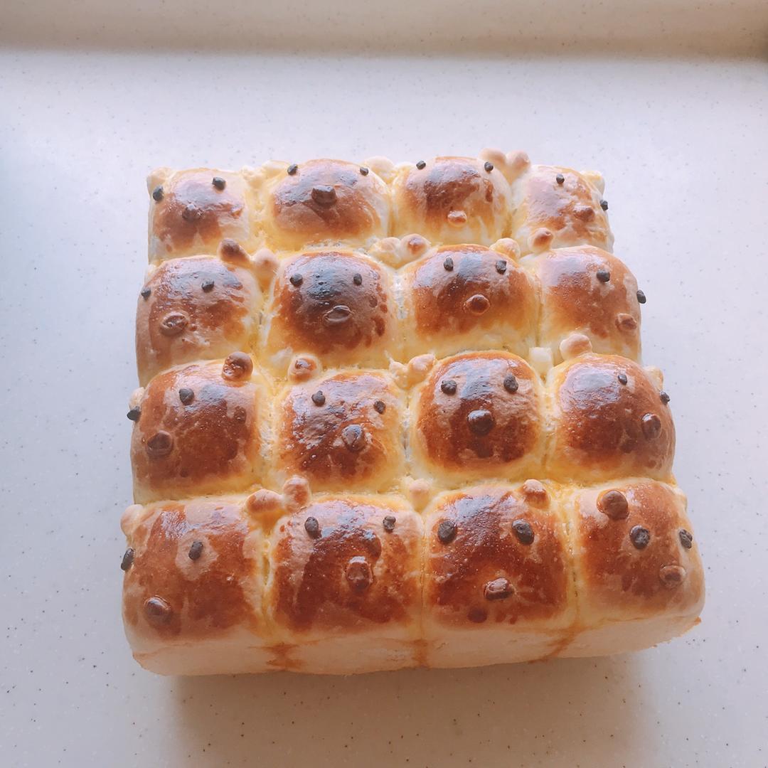 双色轻松熊挤挤小面包