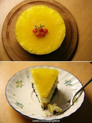 法式芒果芝士蛋糕的做法 步骤4