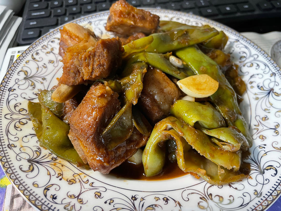 东北排骨炖豆角
