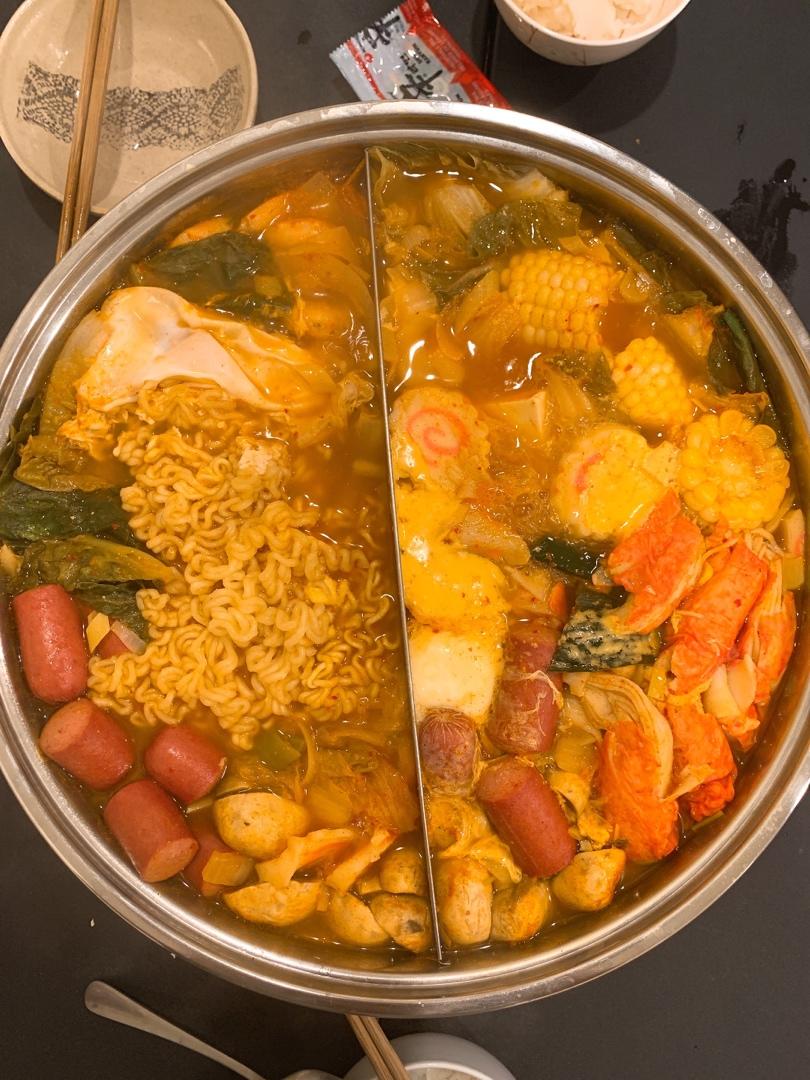 韩国部队锅拉面锅（超好吃）