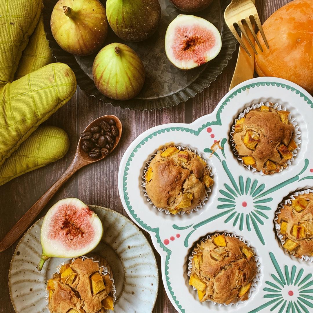 脆甜柿子玛芬蛋糕