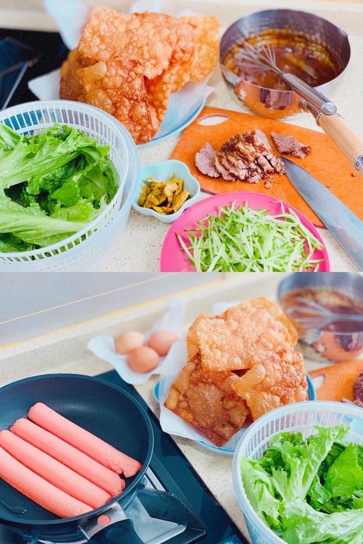 煎饼果子（超详细步骤 甜面酱都是自制的）