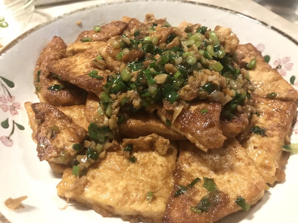焖煎豆腐