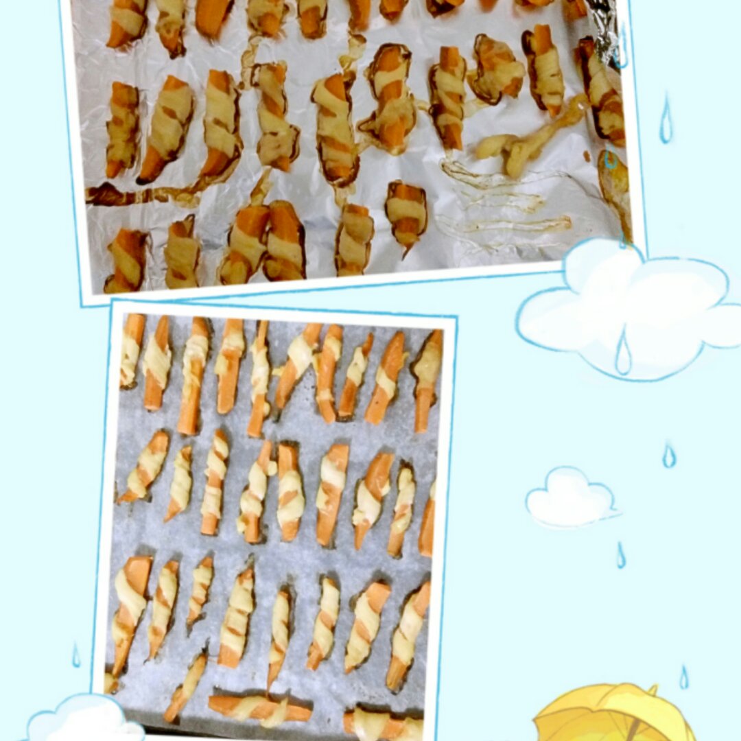狗狗零食 鸡胸肉扭胡萝卜