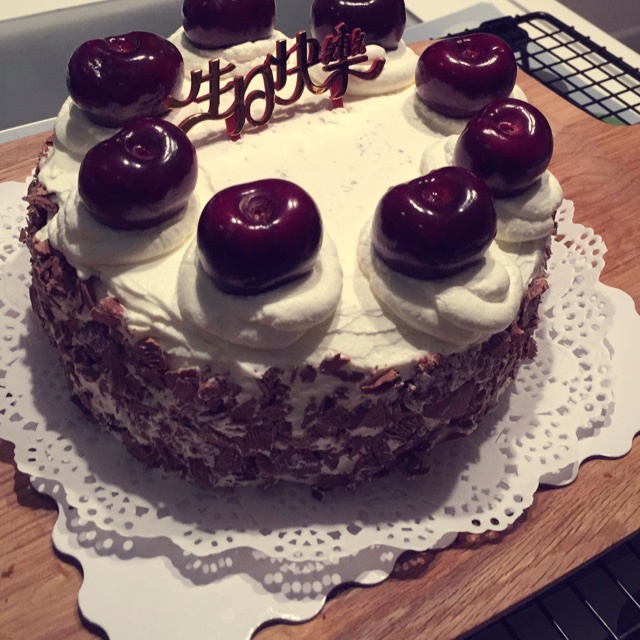 6寸可可戚风 黑森林