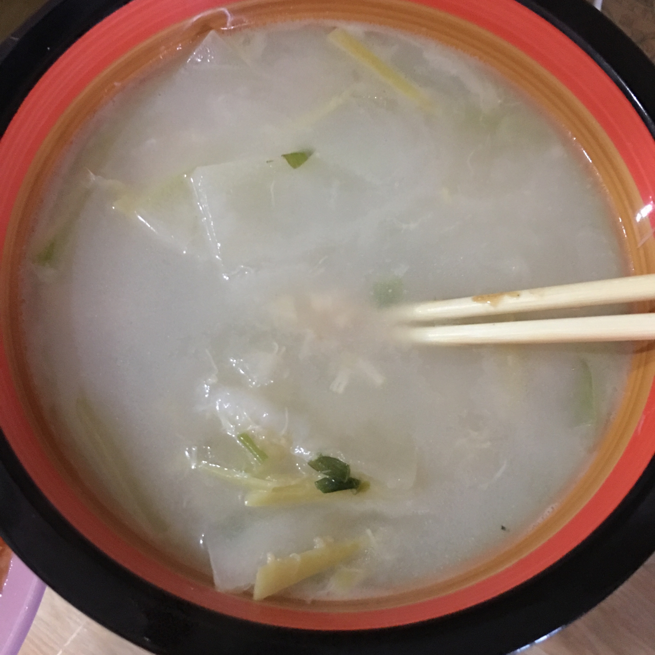 给熬夜族:冬瓜瑶柱汤