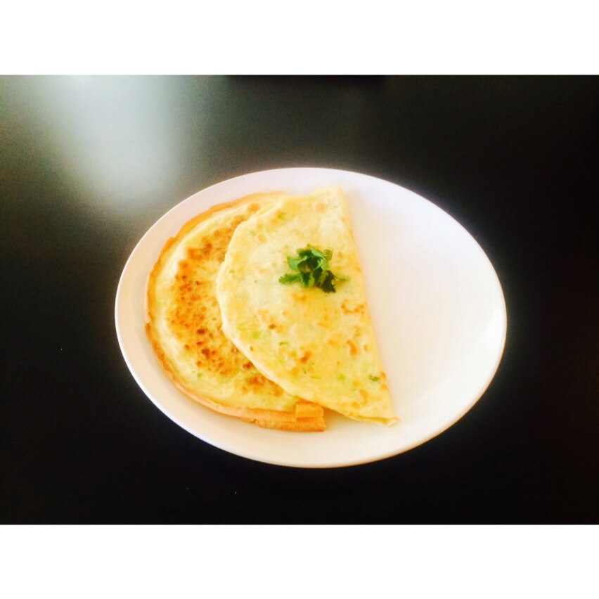葱花鸡蛋饼