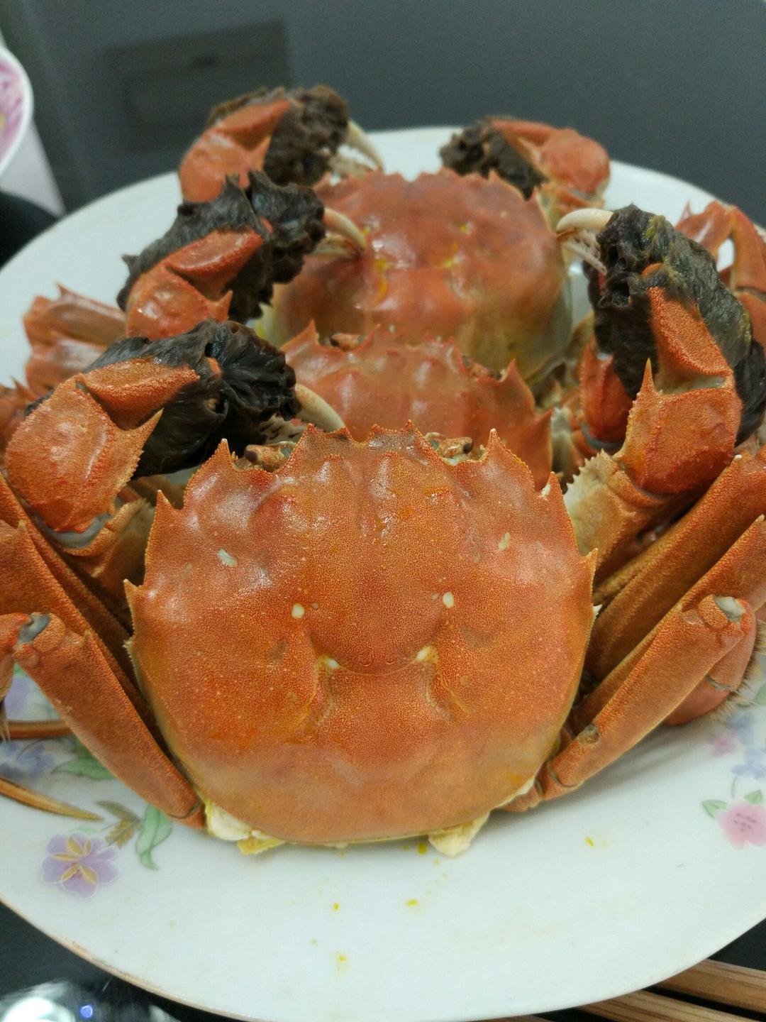 清蒸大闸蟹