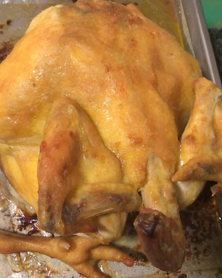 烤盐焗鸡（超简单！）