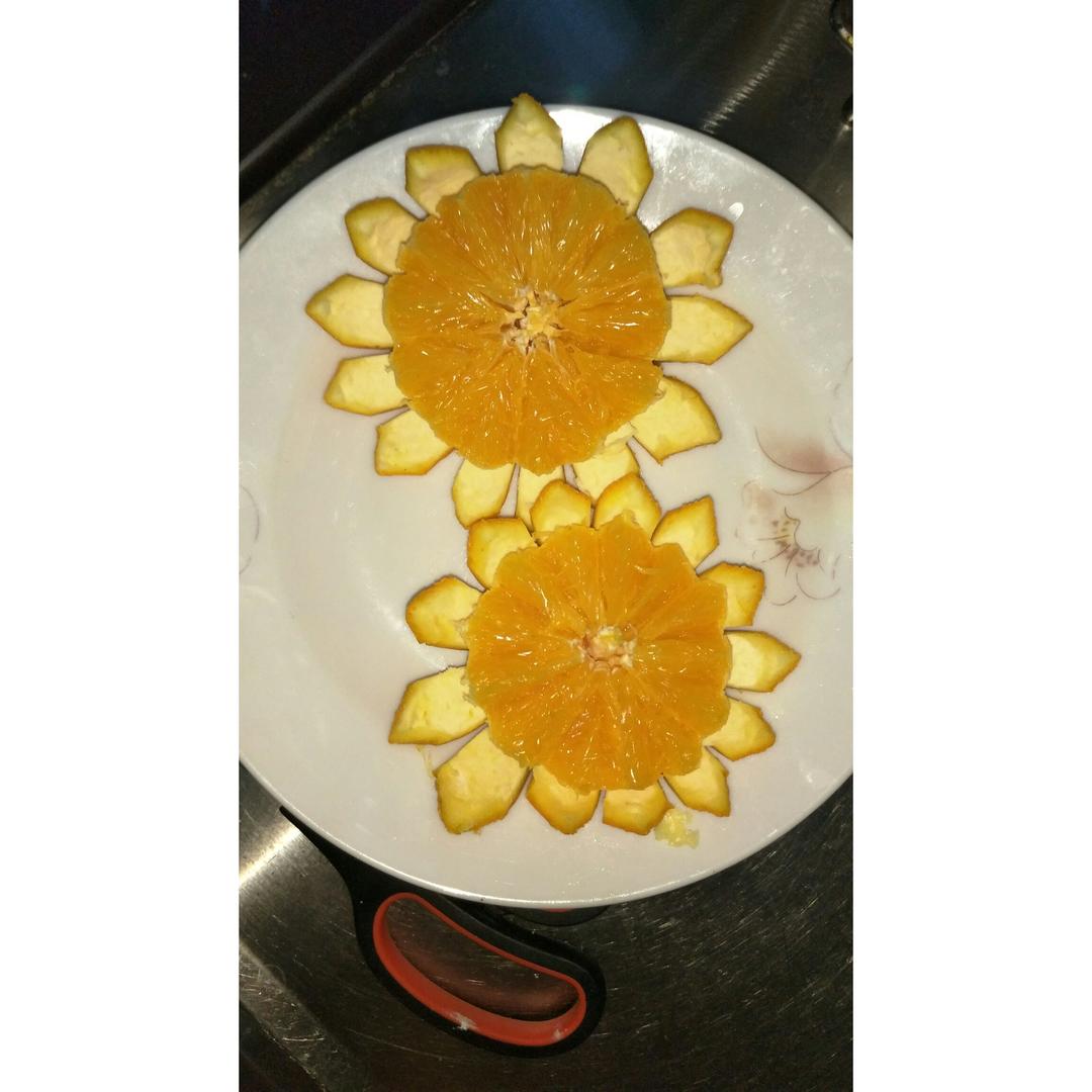 橙子水果拼盘
