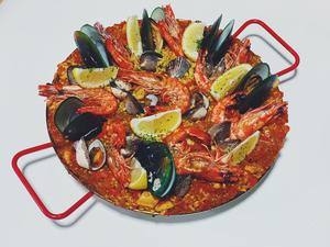 西班牙海鲜炒饭 Paella的做法 步骤13