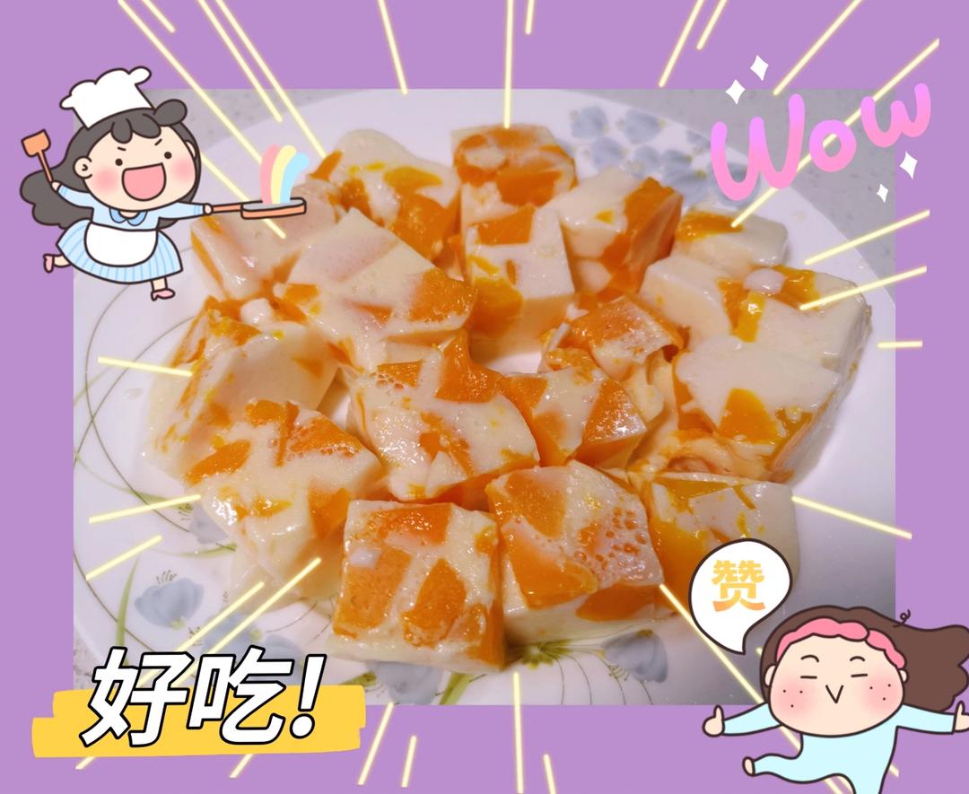 牛奶芒果布丁（白凉粉简易版）