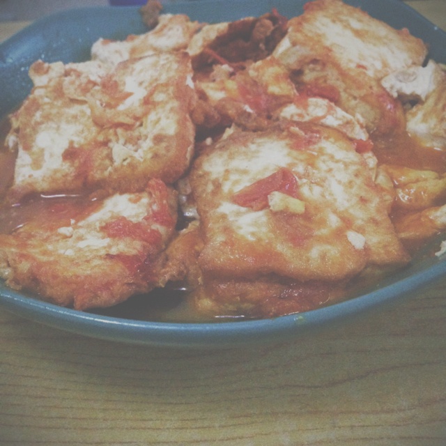 西红柿烧豆腐