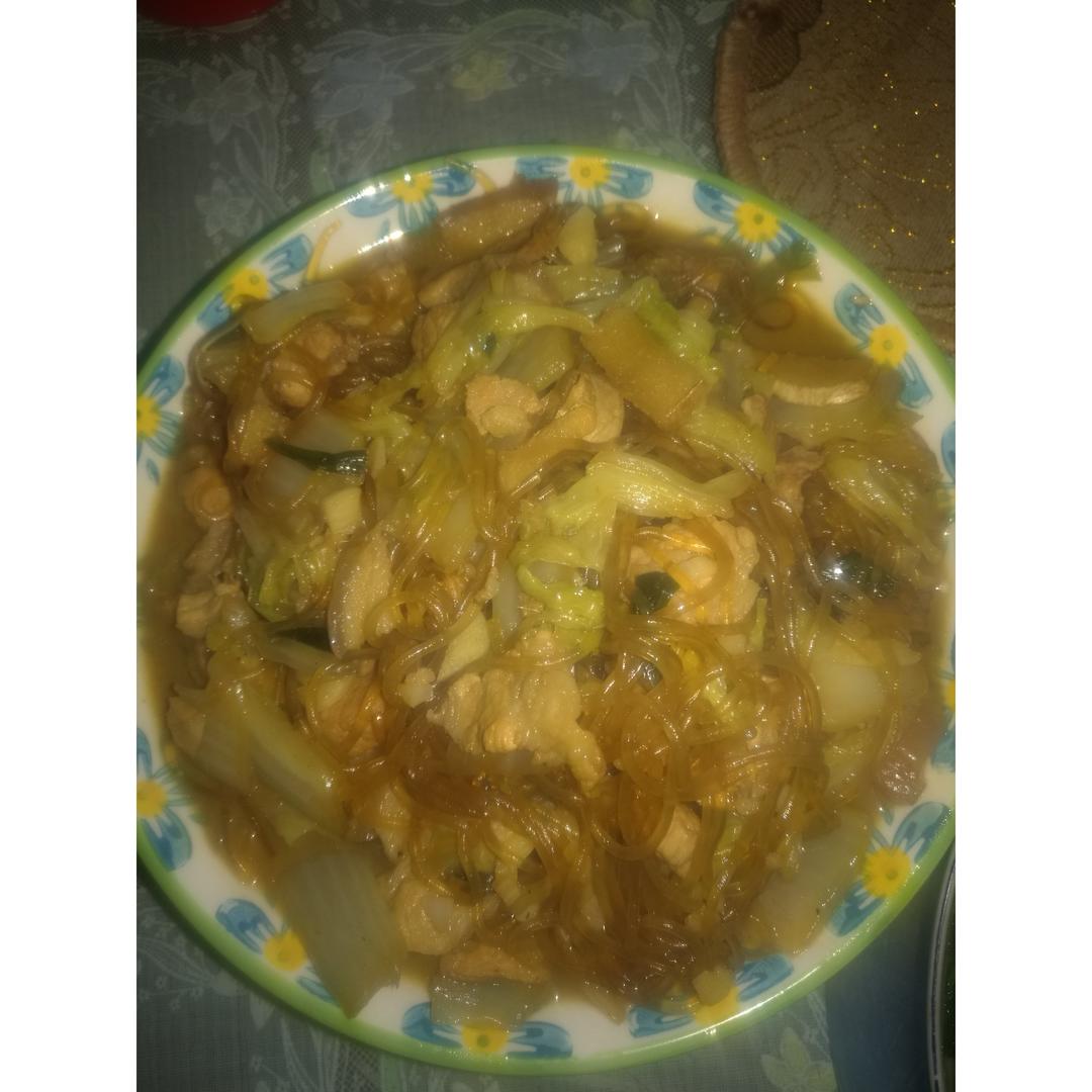 猪肉白菜炖粉条