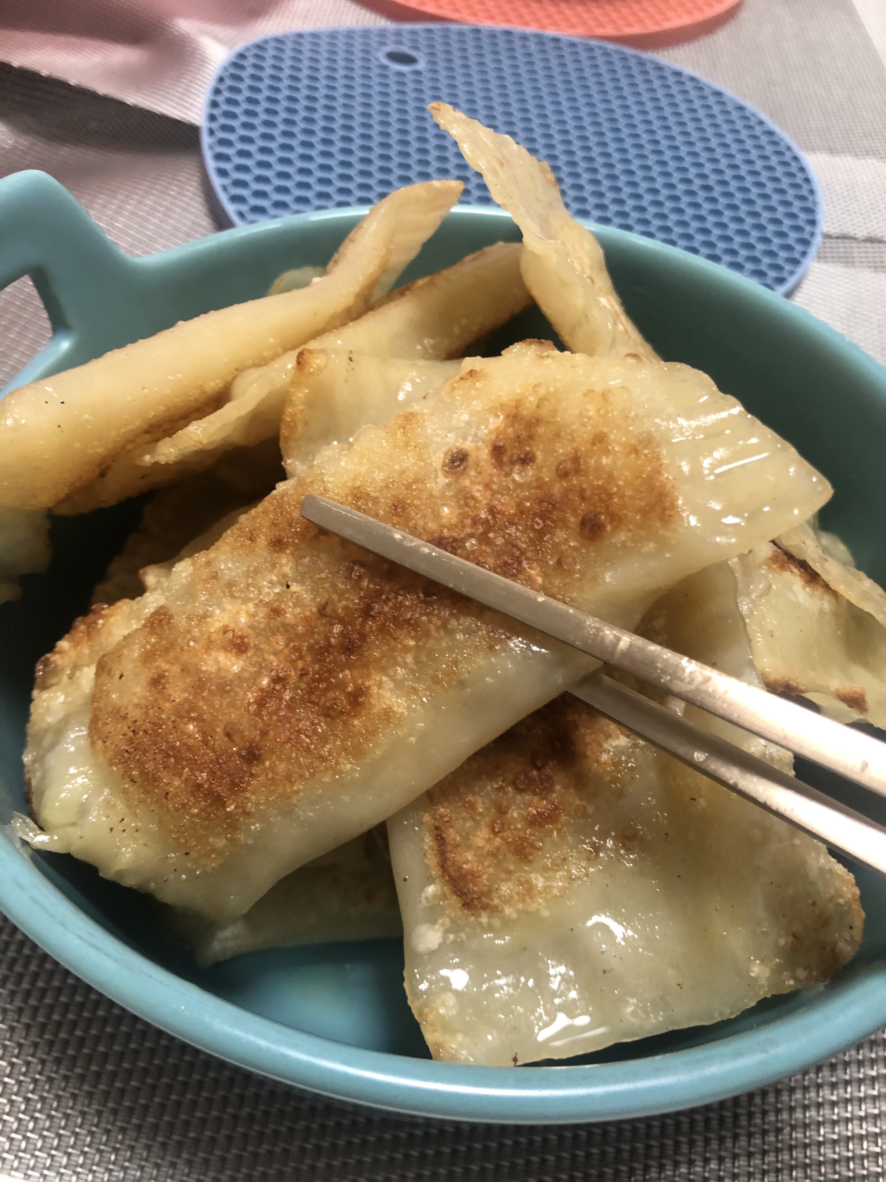 馄饨皮版香蕉饼的做法 步骤6