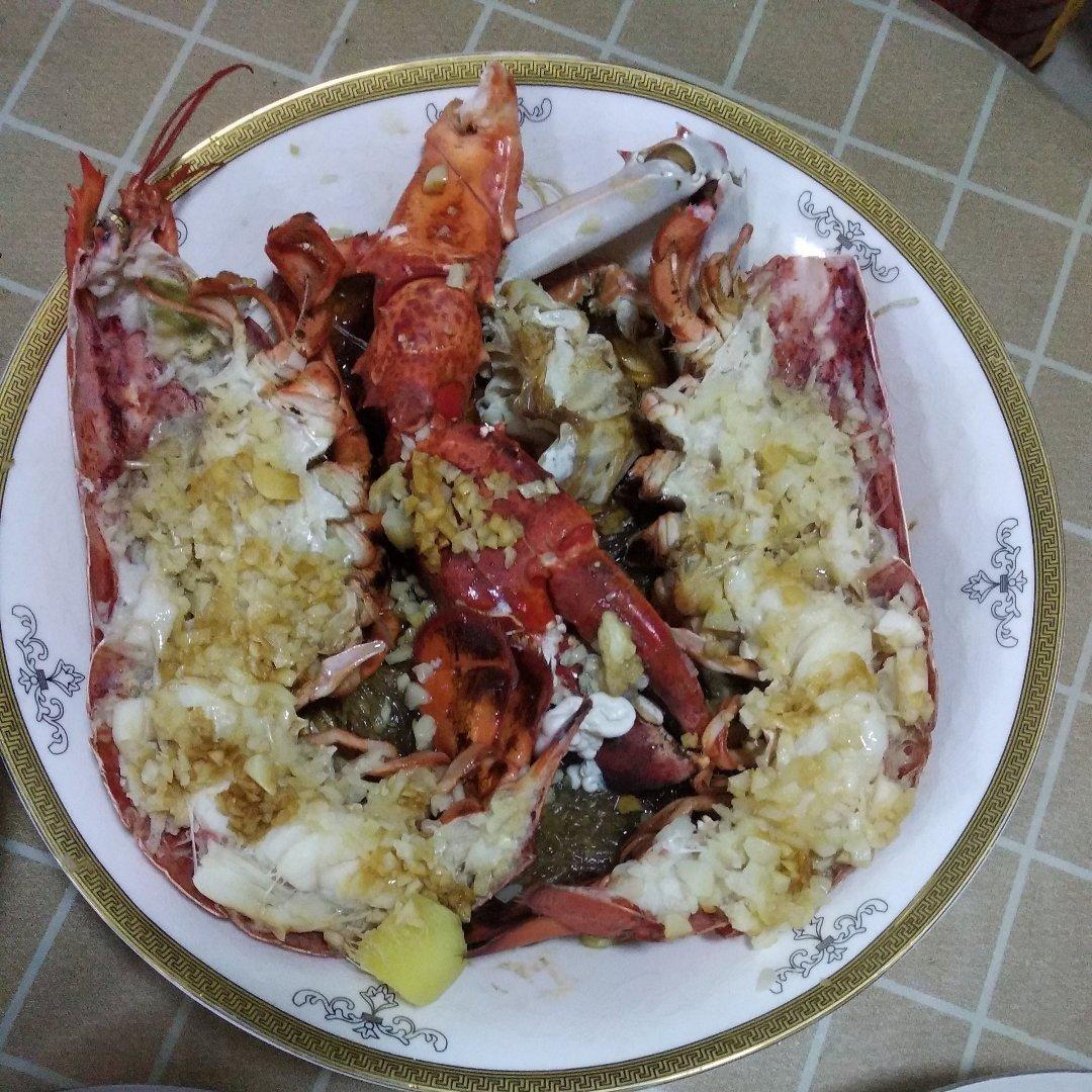 蒜蓉龙虾蒸粉丝
