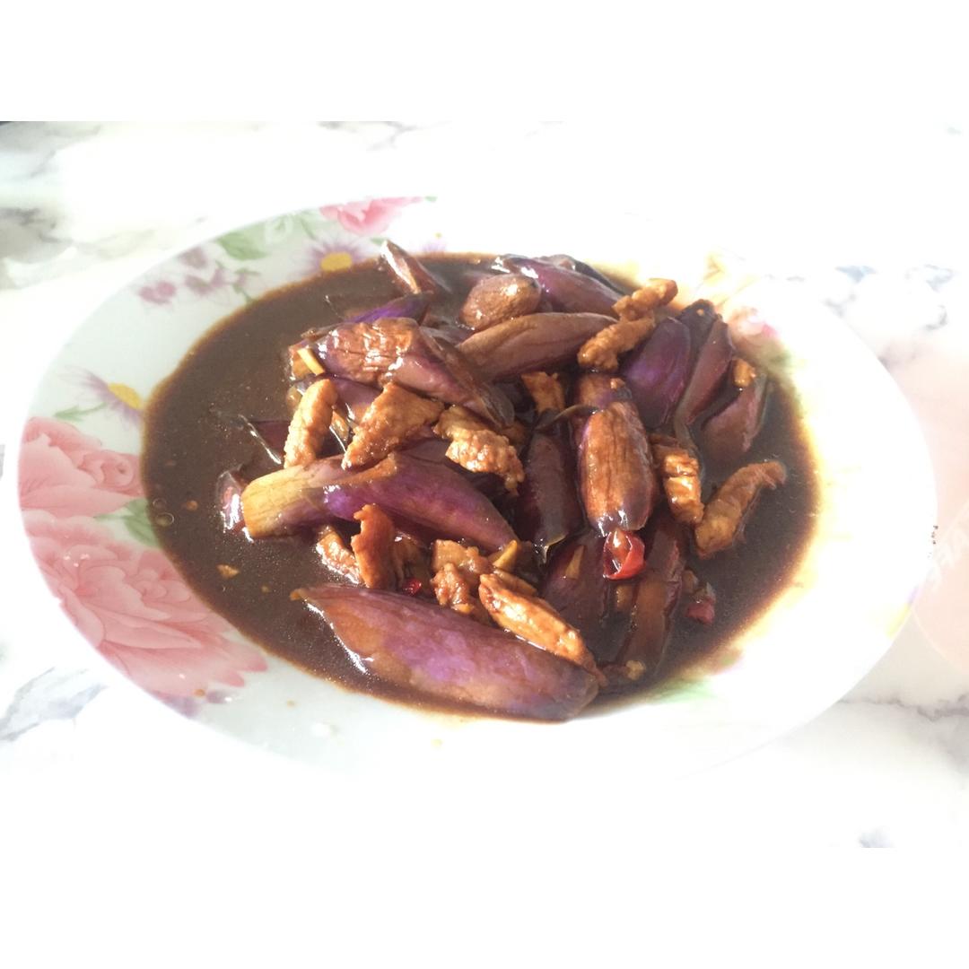 红烧肉沫茄子